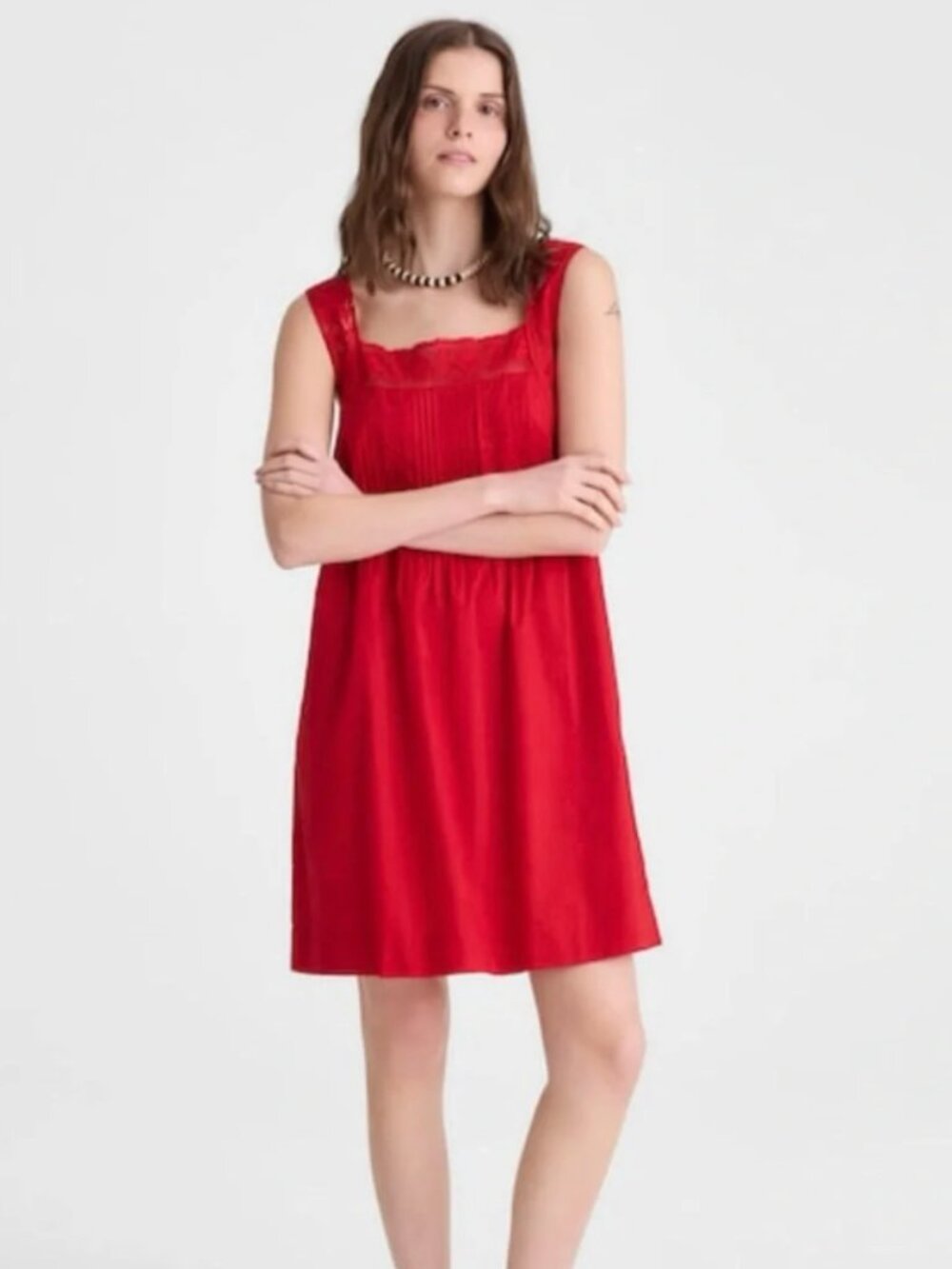 Madewell Sophie Red Minidress Sz Small